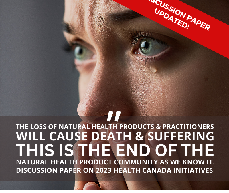 Updated! Discussion Paper Release: 2023 Health Canada Initiatives