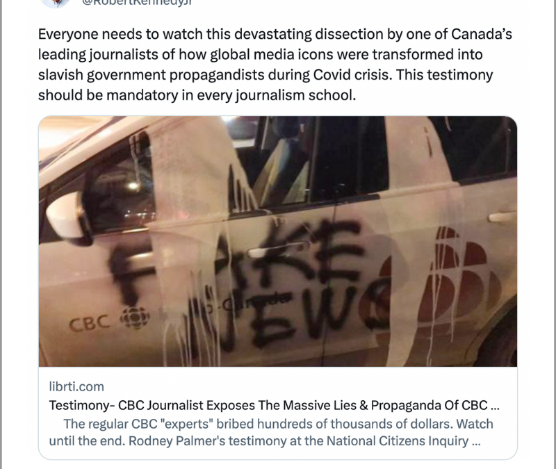 Shawn is Once Removed from Robert F. Kennedy Jr. Courtesy a Tweet