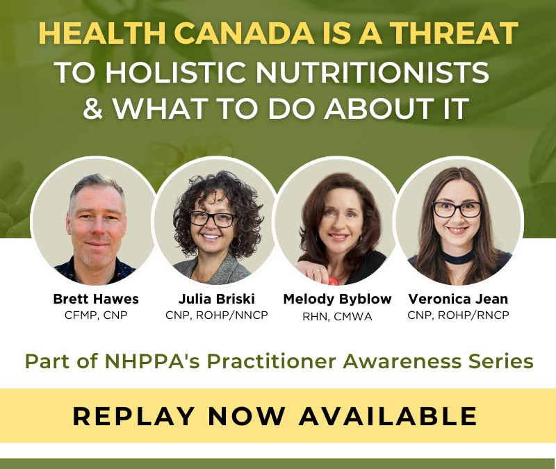 Holistic Nutritionists Replay Now Available!