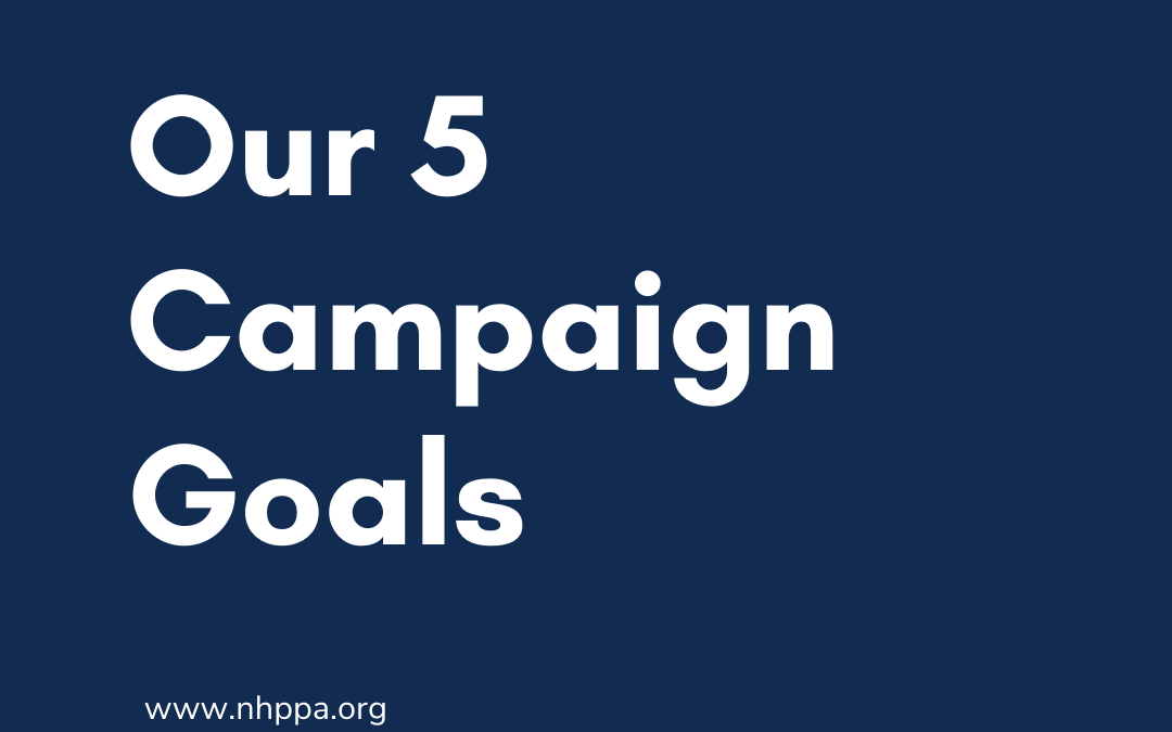 Our 5 Campaign Goals
