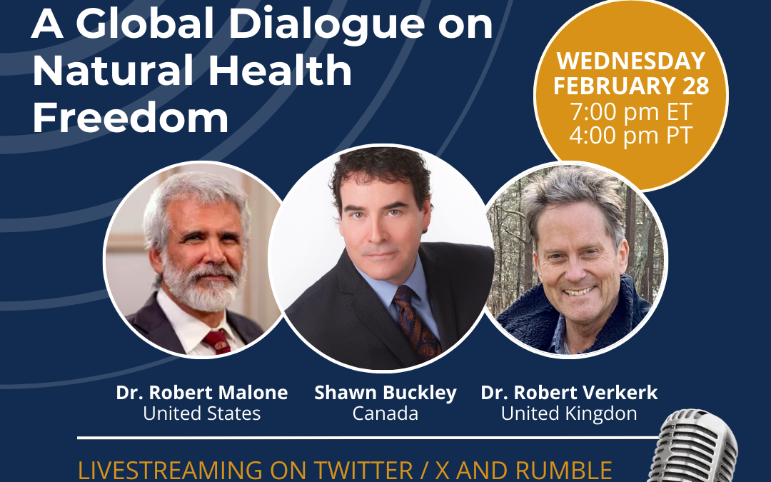 Save The Date | A Global Dialogue On Natural Health Freedom