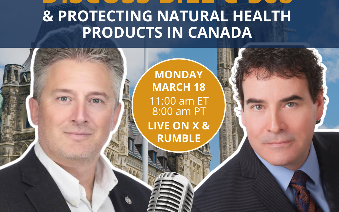 MP Blaine Calkins and Shawn Buckley Discuss Bill C-368 | March 18th at 11am ET