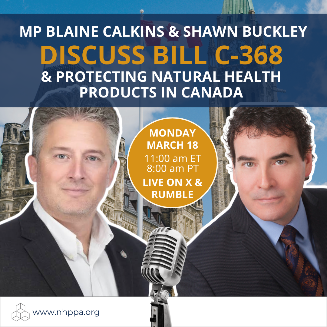MP Blaine Calkins and Shawn Buckley Discuss Bill C-368 | March 18th at 11am ET