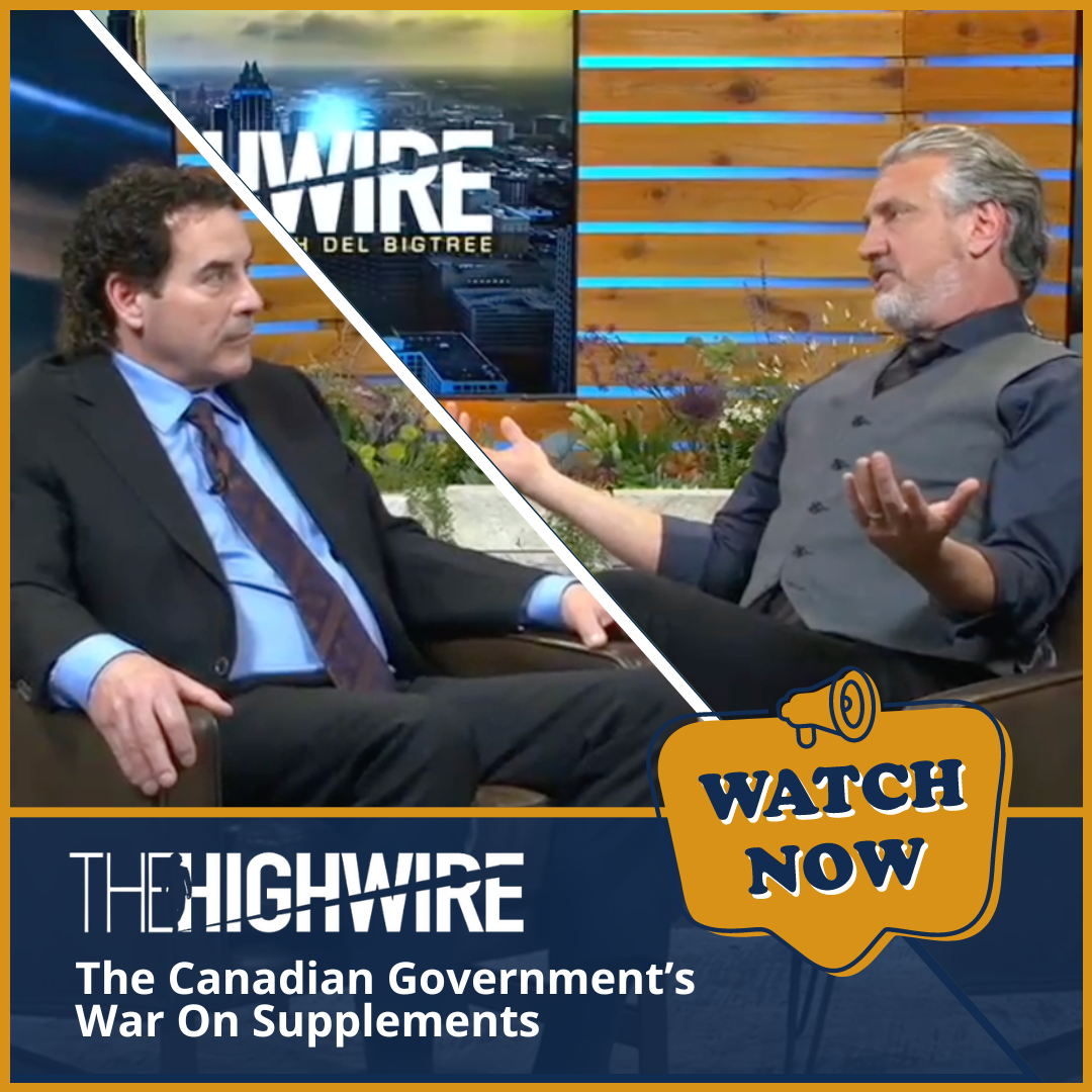 Shawn Buckley on The Highwire | The Canadian Government’s War on Supplements